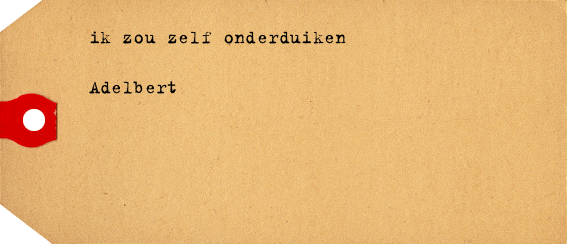 Label van Adelbert baart