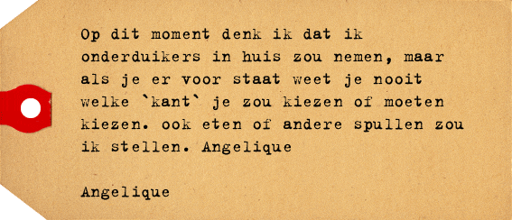 Label van Angelique warmerdam