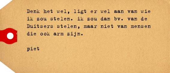 Label van piet jansen