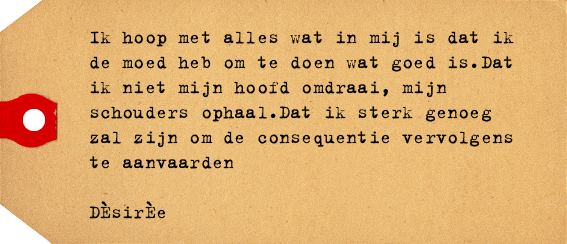 Label van Désirée Timmerman