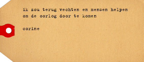 Label van corine  mens