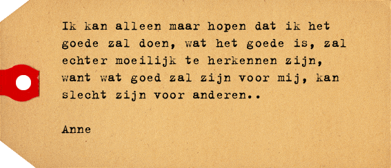 Label van Anne  Hobbel