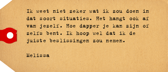 Label van Melissa Duijvestijn