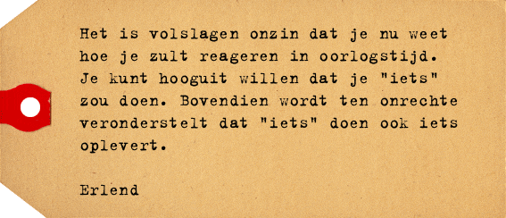 Label van Erlend van Ark