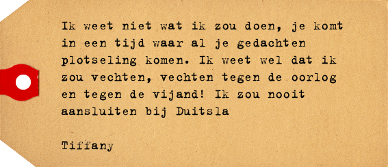 Label van Tiffany Tebbens