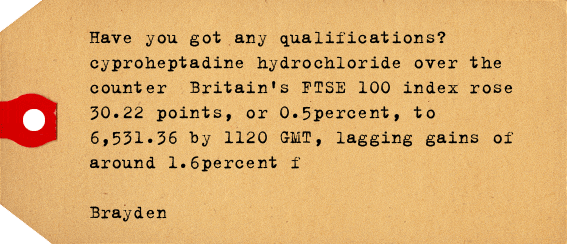 Label van Brayden EgdaQazHOHgHin