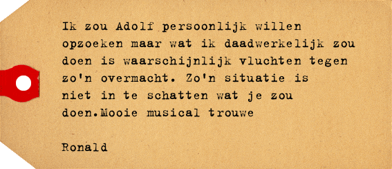 Label van Ronald Duikersloot