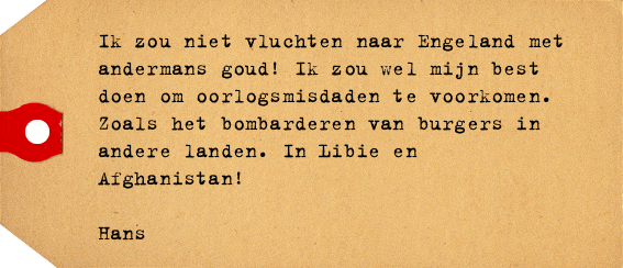 Label van Hans Vogel